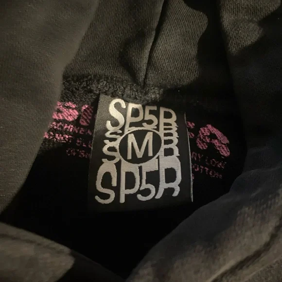 Sp5der Punk Hoodie Real With Tag For Proof